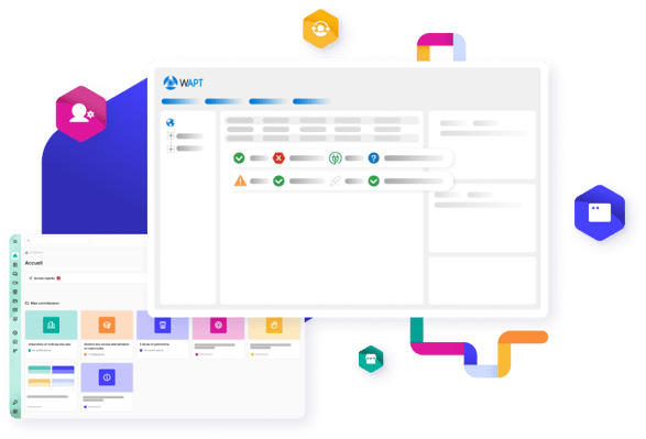 Wireframe du parc applicatif WAPT