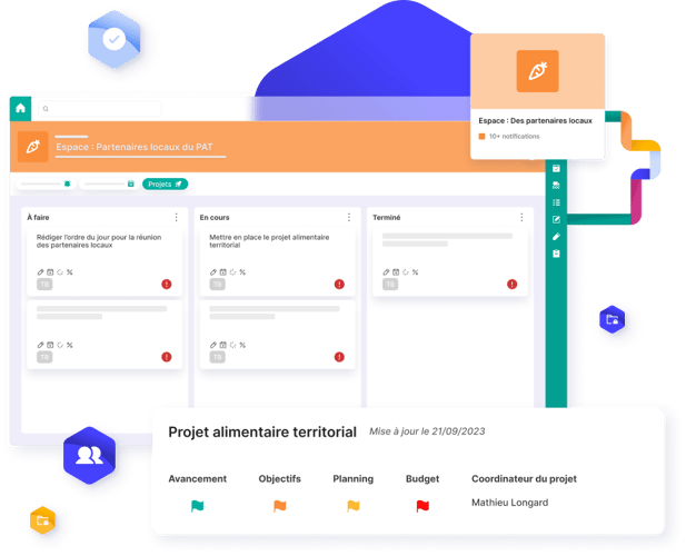 Wireframe sur la gestion de projet