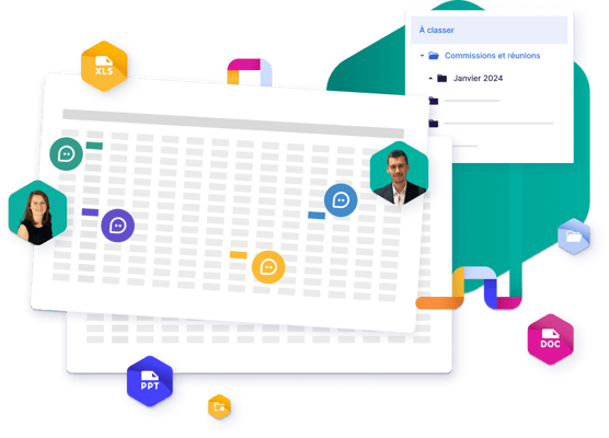 wireframe de la suite bureautique