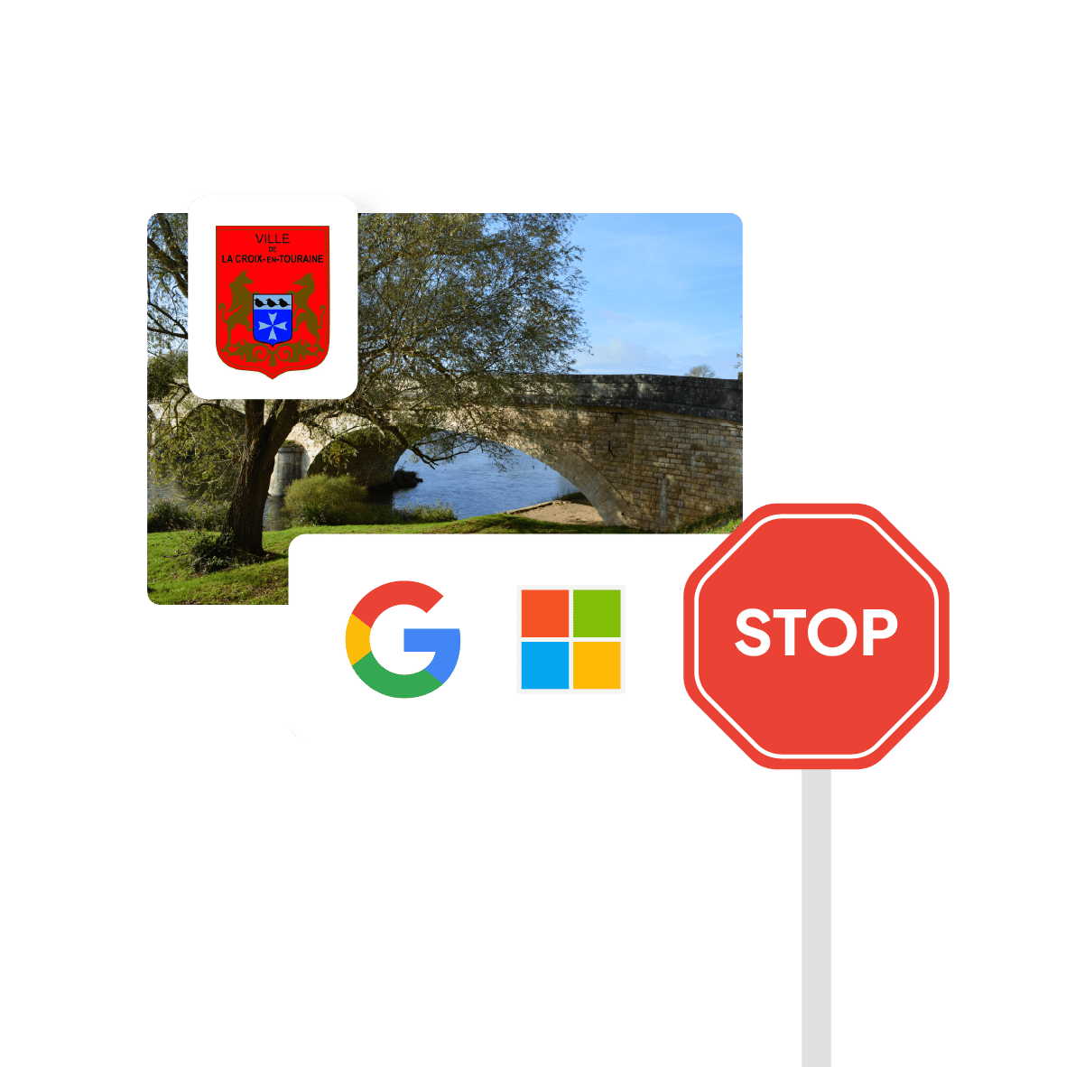 Vignette du cas d'utilisation de la commune de La Croix-de-Touraine