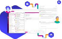 Interface de boite de réception et volt de conversatoin