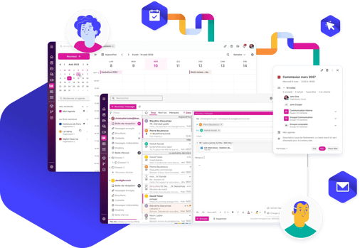 Interface du module Ma boîte pro