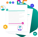 Illustration de la coédition d'un document