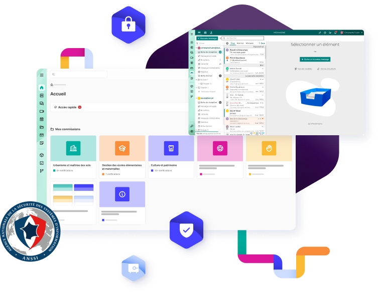 Wireframe de la plateforme labelisé SecNumCloud